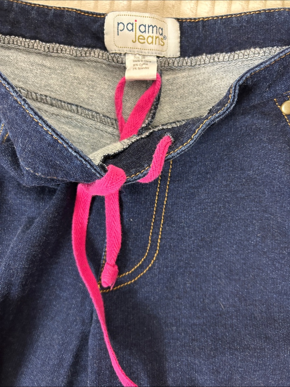 PajamaJeans Bootcut soft pull on Jeans small - Picture 7 of 9